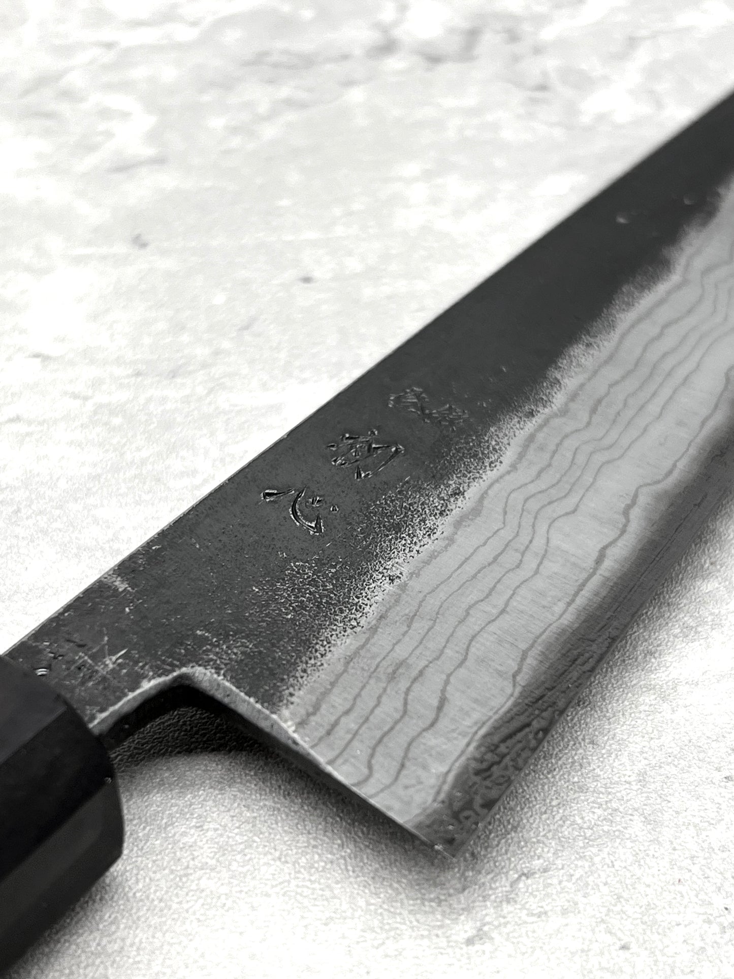 honesuki damascus 150mm aogami 2 hatsukokoro masaru knives Malaysia knife chef Malaysia Japan ebony high carbon steel 
