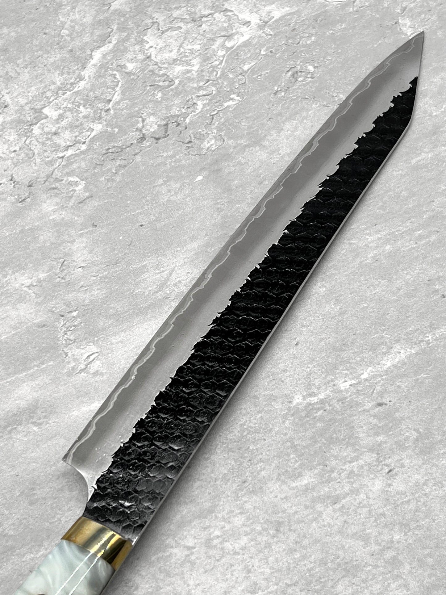 Limited Series -  Nigara Sg2 Kurouchi Black Series 255mm Sujihiki