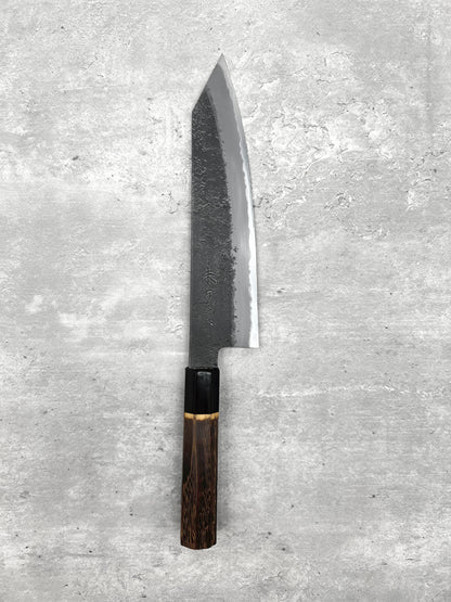 mutsumi hinoura ajikataya shirogami 2 Japan masaru knives Malaysia chef knife kiritsuke sanjo nashiji kurouchi 210mm handmade high carbon steel