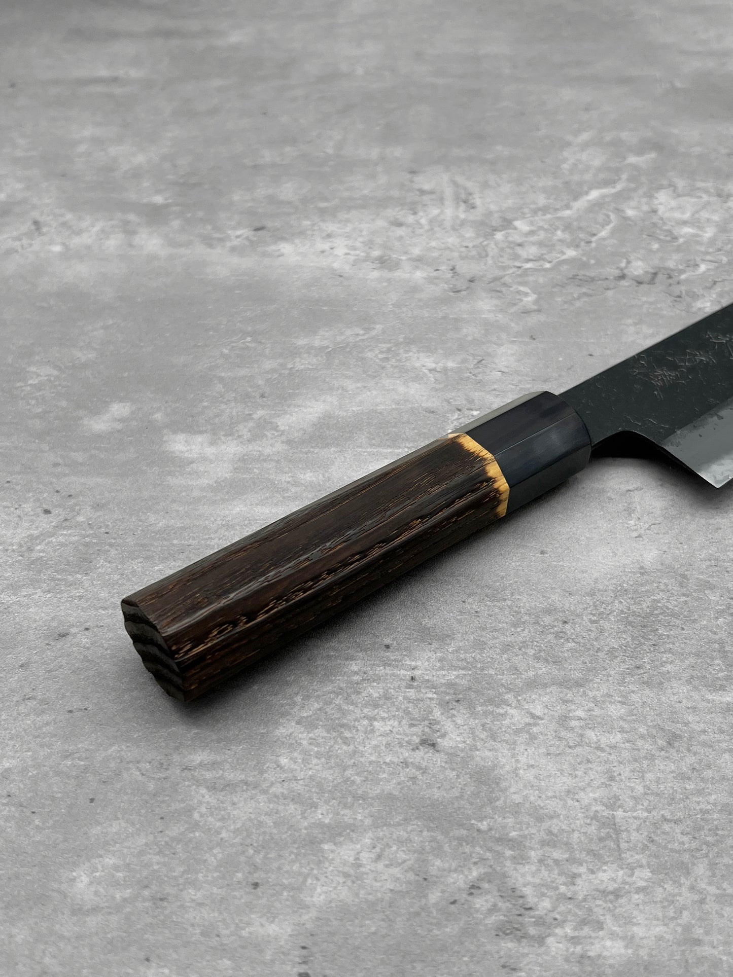 mutsumi hinoura ajikataya shirogami 2 Japan masaru knives Malaysia chef knife kiritsuke sanjo nashiji kurouchi 210mm handmade high carbon steel