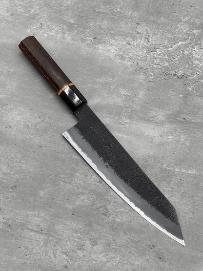 mutsumi hinoura ajikataya shirogami 2 Japan masaru knives Malaysia chef knife kiritsuke sanjo nashiji kurouchi 210mm handmade high carbon steel