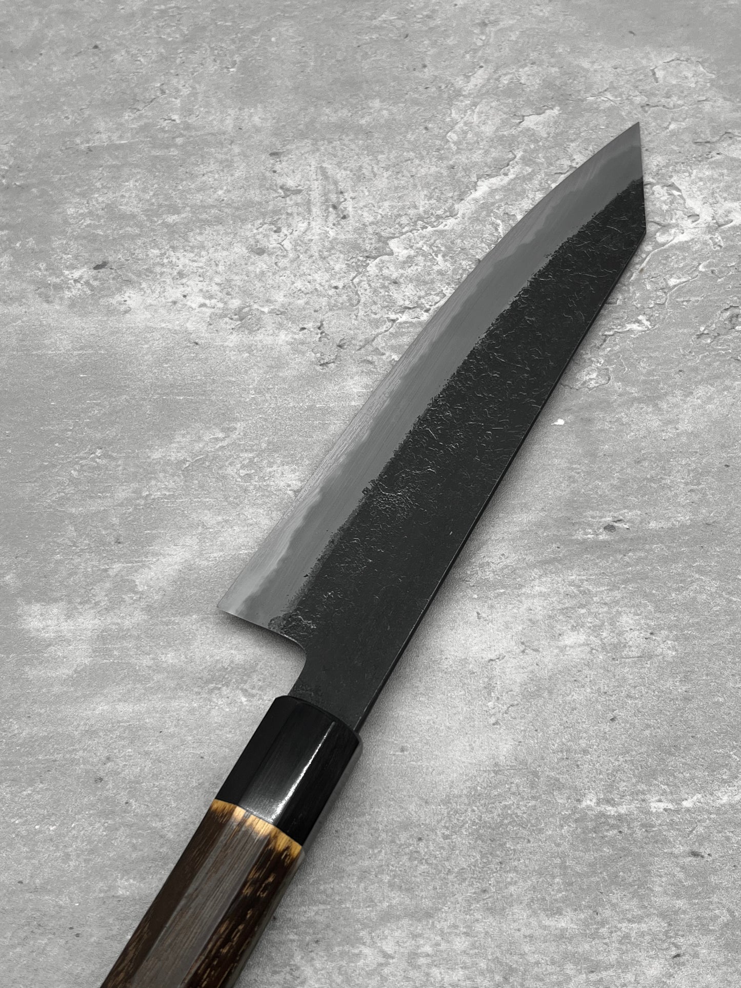 mutsumi hinoura ajikataya shirogami 2 Japan masaru knives Malaysia chef knife kiritsuke sanjo nashiji kurouchi 210mm handmade high carbon steel