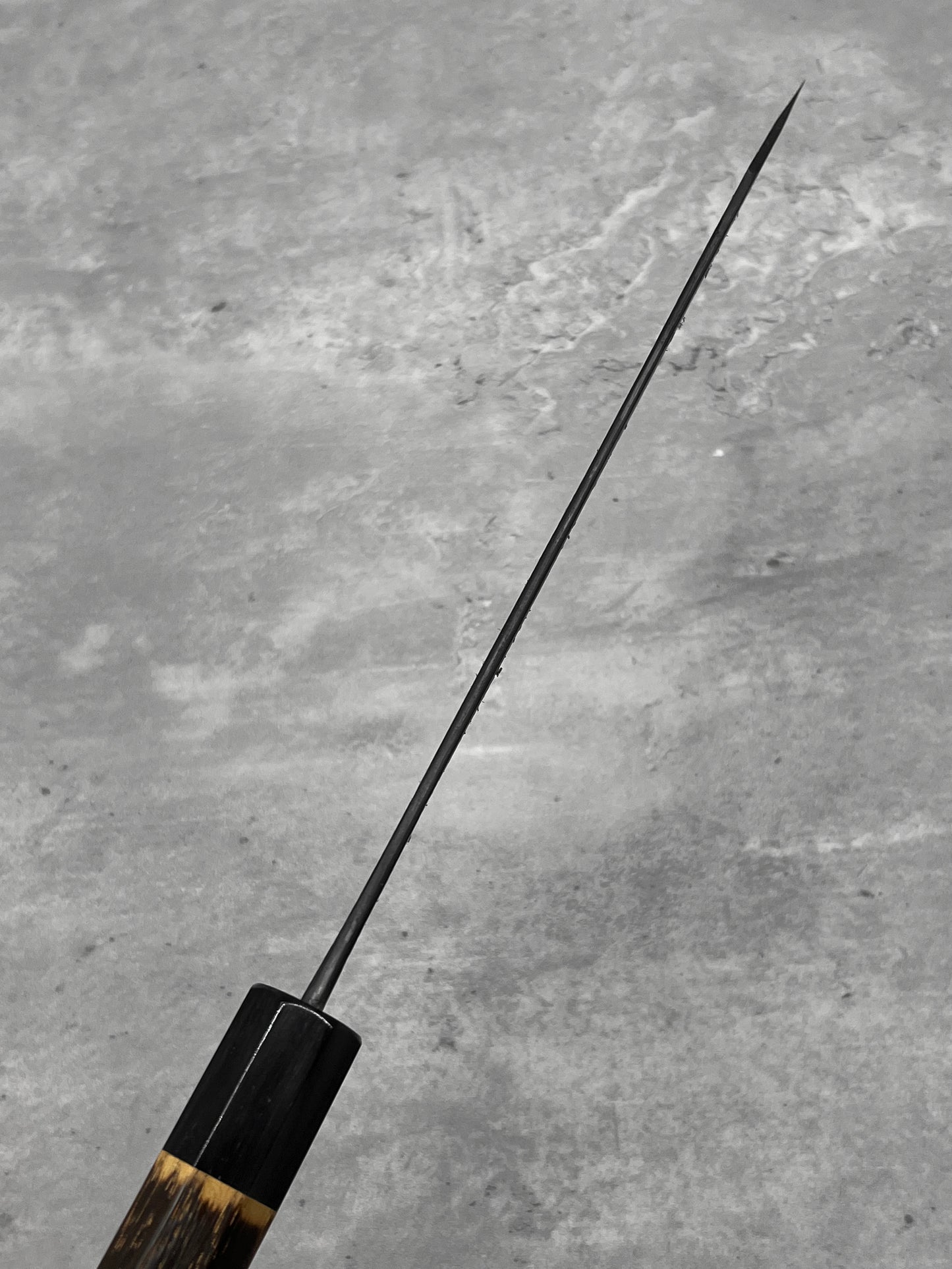 mutsumi hinoura ajikataya shirogami 2 Japan masaru knives Malaysia chef knife kiritsuke sanjo nashiji kurouchi 210mm handmade high carbon steel