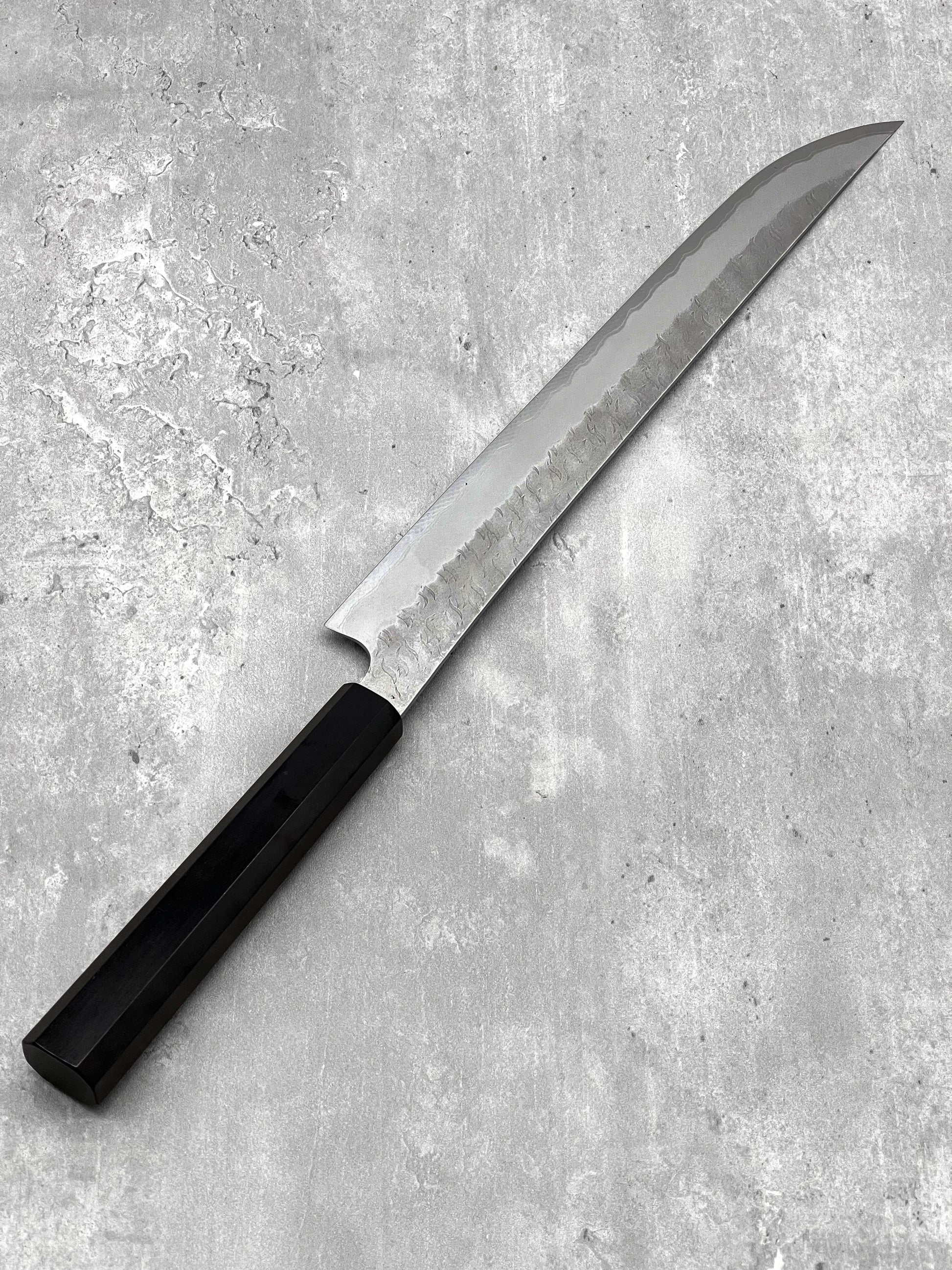 Nigara aogami super sakimaru 300mm masaru knives Malaysia Japan sushi sujihiki sashimi chef samurai tsuchime 