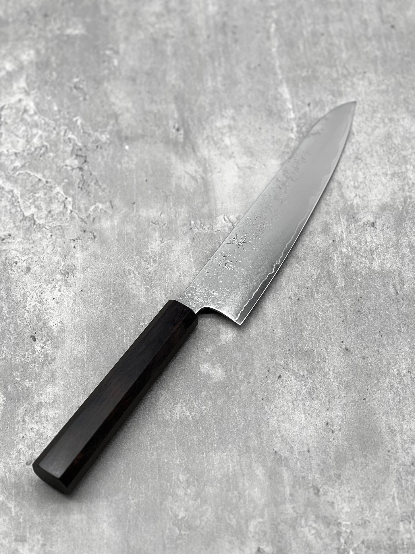 masaru knives Malaysia aus8 gyuto 195mm stainless steel new ebony chef knife Japan chef kitchen nashji 