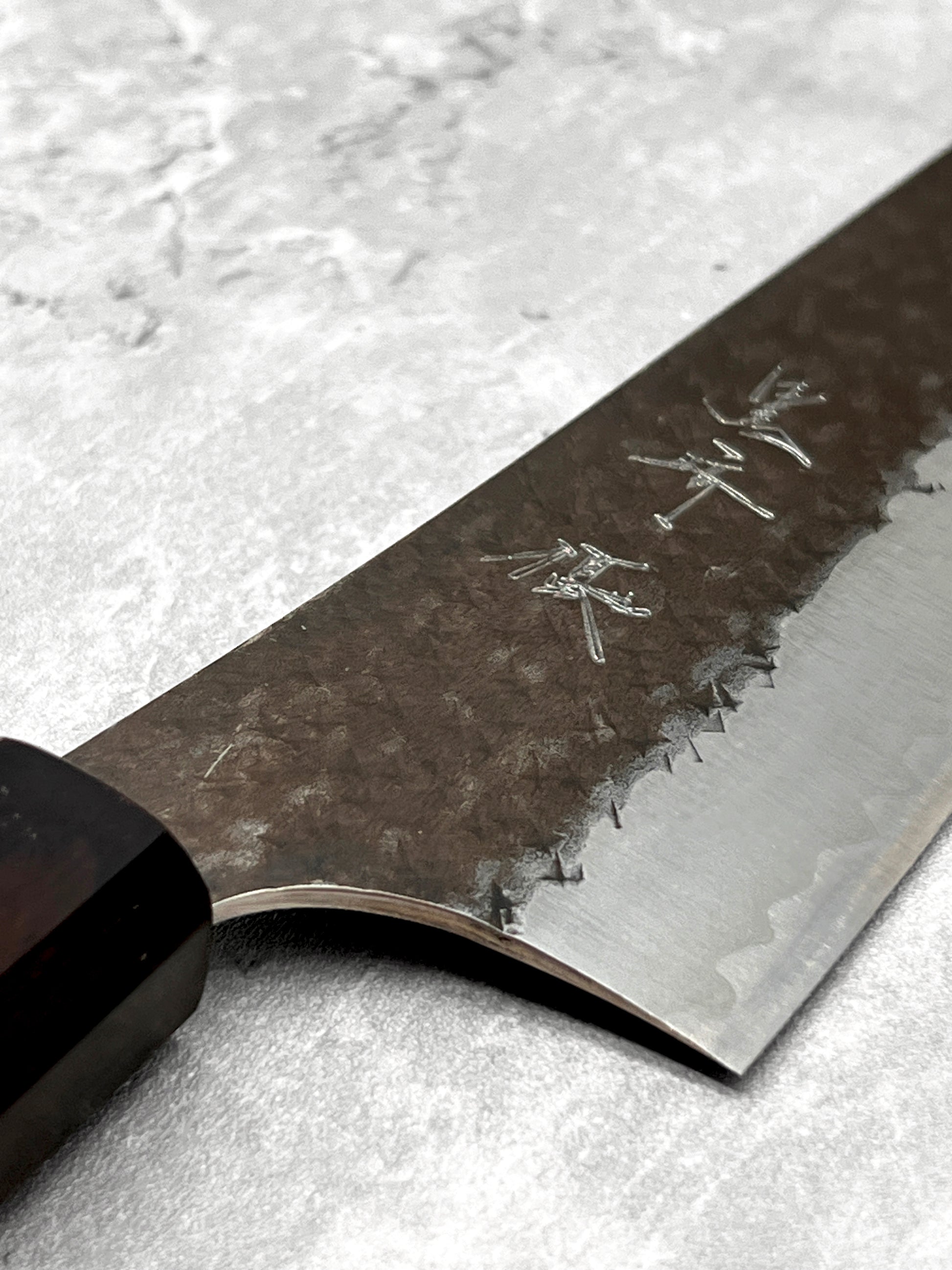 yu Kurosaki gyuto 210mm masaru knives Malaysia japanese Japan kitchen knife aogami super kokesen ei carbon ebony
