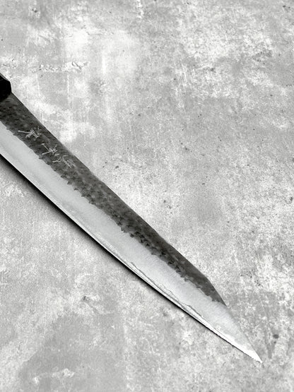 yu kurosaki kokesen ei aogami super sujihiki 240mm masaru knives malaysia ebony carbon steel Japan chef knife kitchen 