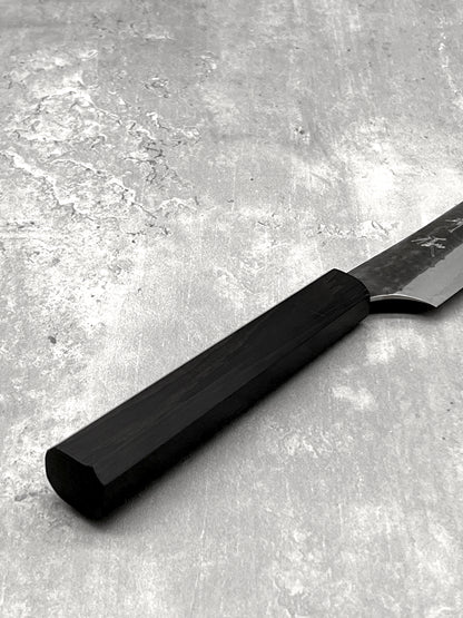 yu kurosaki kokesen ei aogami super sujihiki 240mm masaru knives malaysia ebony carbon steel Japan chef knife kitchen 