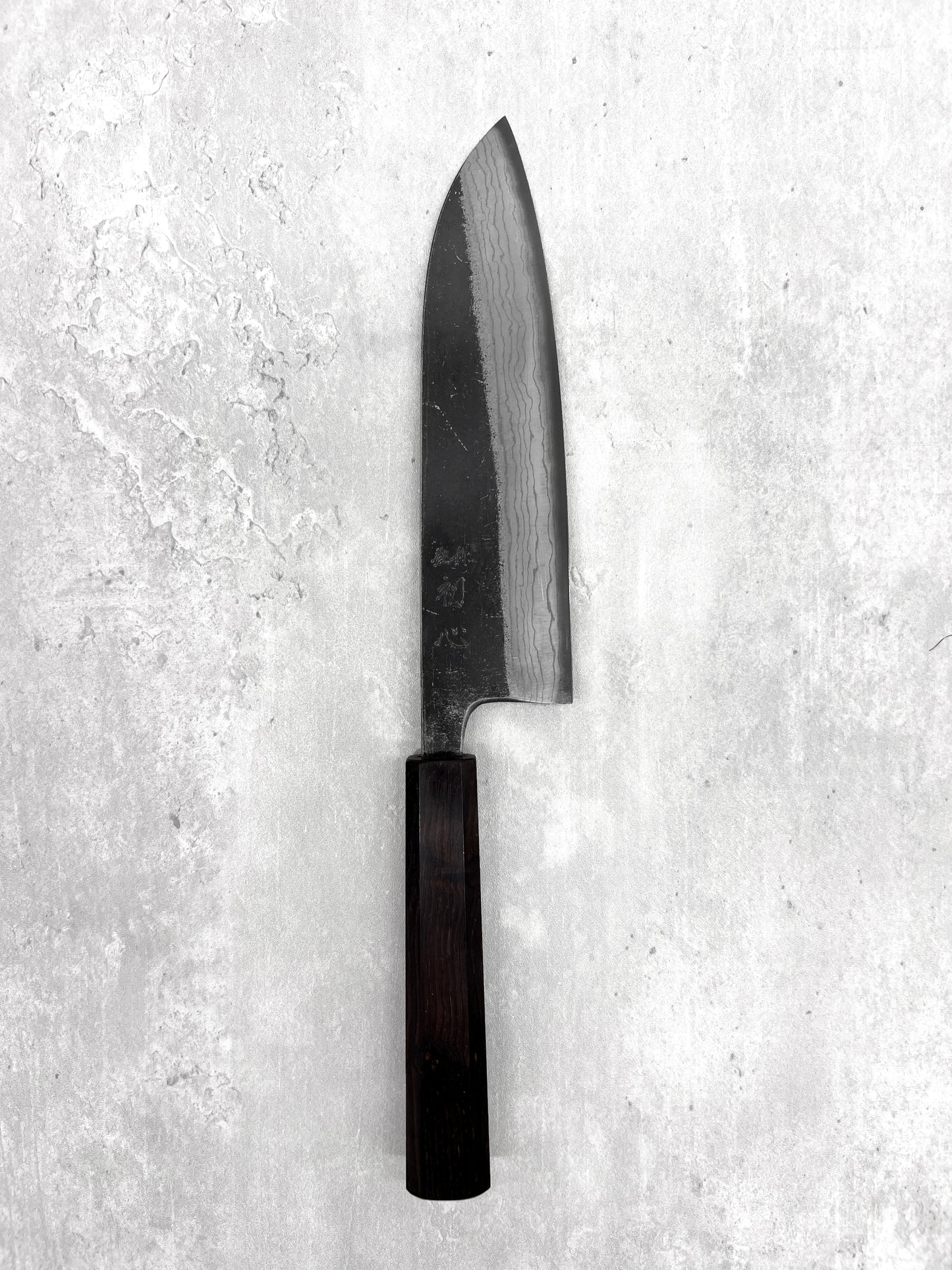 Hatsukokoro kumokage aogami 2 masaru knives Malaysia knife japanese Japan chef Damascus santoku 180mm 