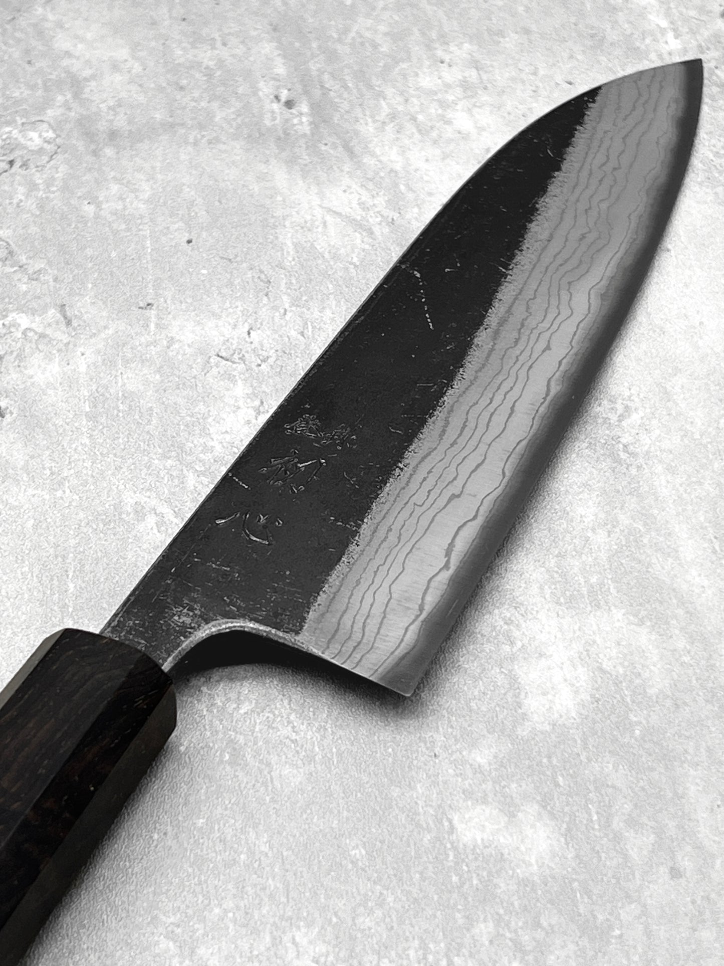 Hatsukokoro kumokage aogami 2 masaru knives Malaysia knife japanese Japan chef Damascus santoku 180mm 
