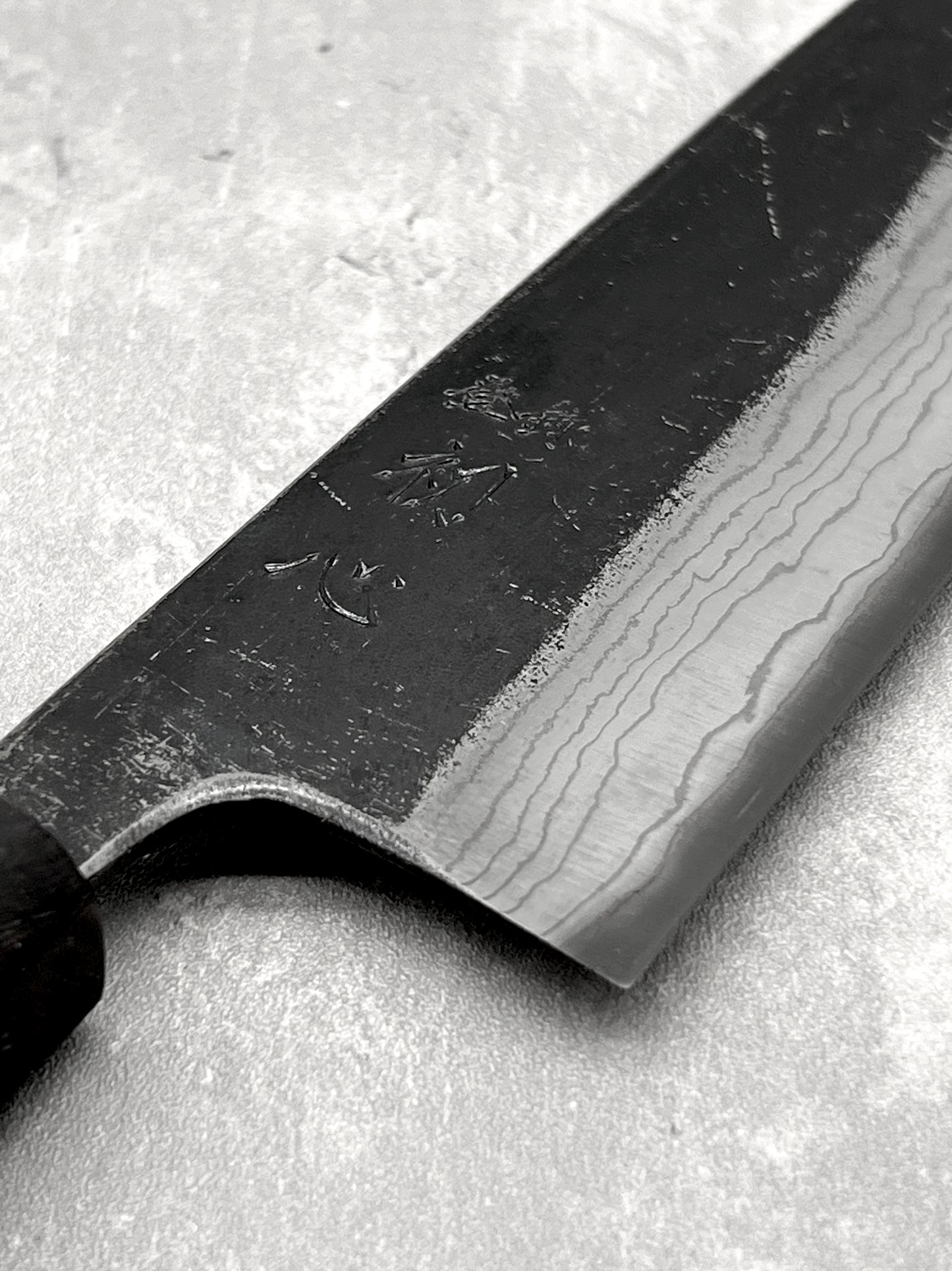 Hatsukokoro kumokage aogami 2 masaru knives Malaysia knife japanese Japan chef Damascus santoku 180mm 