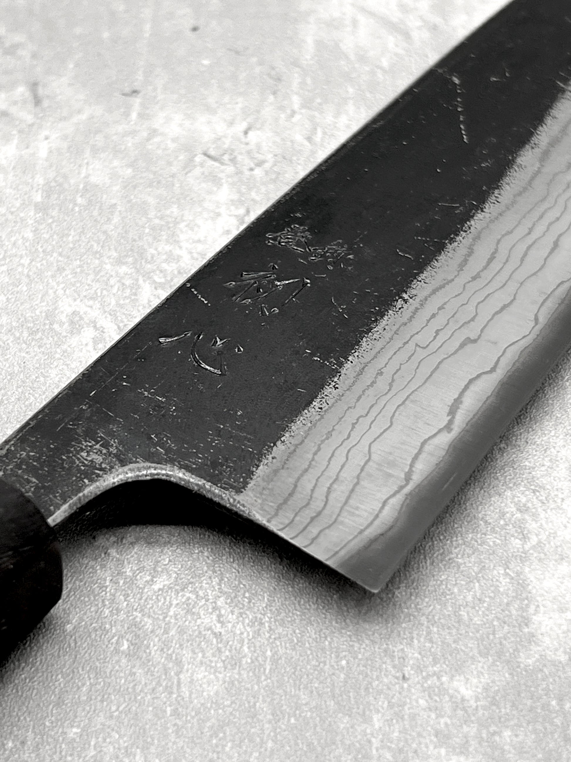 Hatsukokoro kumokage aogami 2 masaru knives Malaysia knife japanese Japan chef Damascus santoku 180mm 