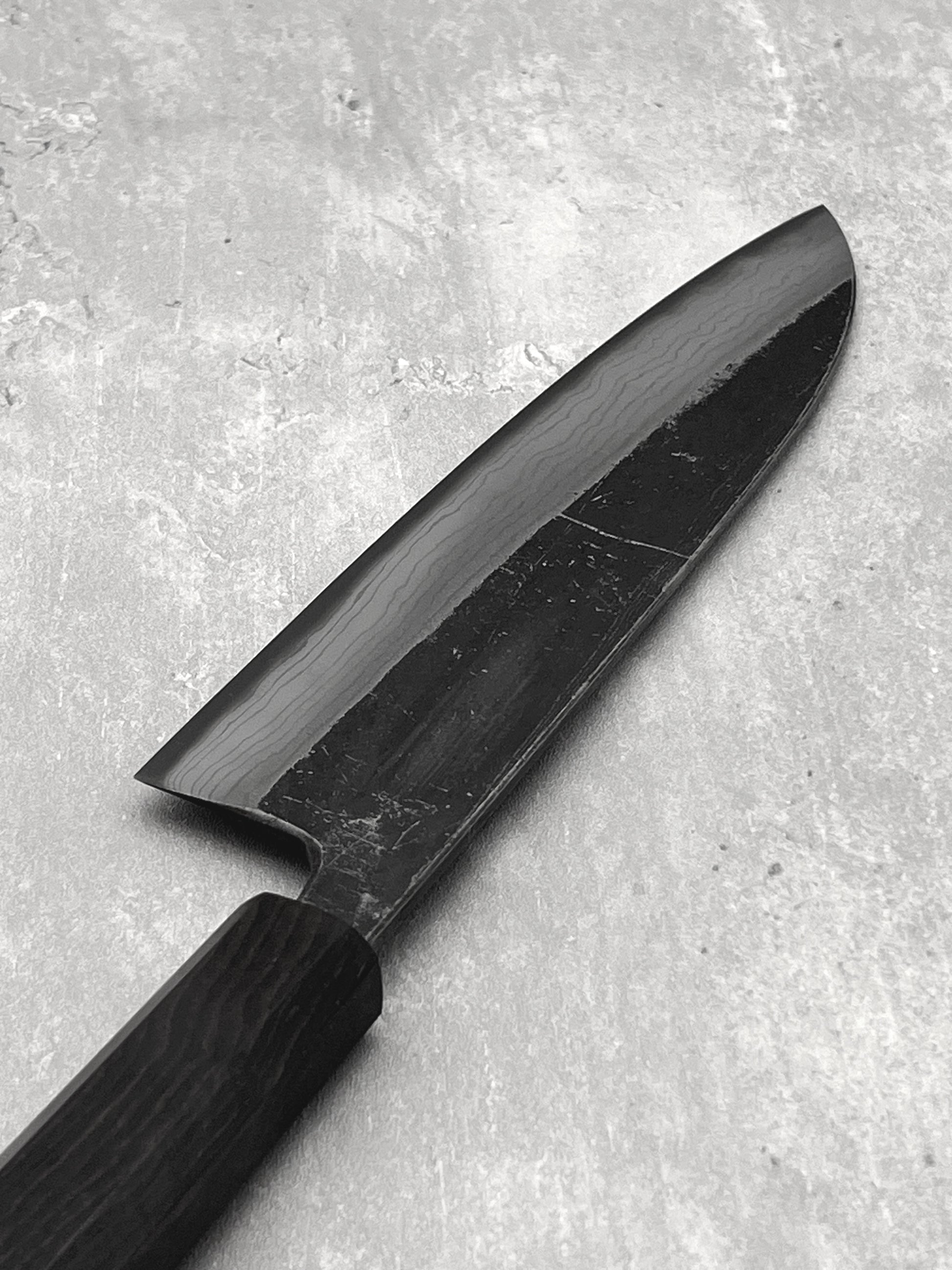 Hatsukokoro kumokage aogami 2 masaru knives Malaysia knife japanese Japan chef Damascus santoku 180mm 
