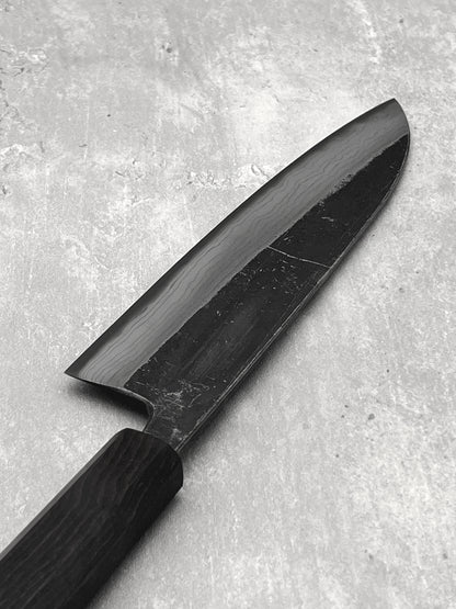 Hatsukokoro kumokage aogami 2 masaru knives Malaysia knife japanese Japan chef Damascus santoku 180mm 