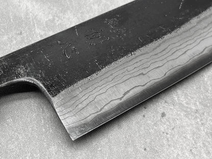 Hatsukokoro Kumokage Aogami #2 Damascus 180mm Santoku