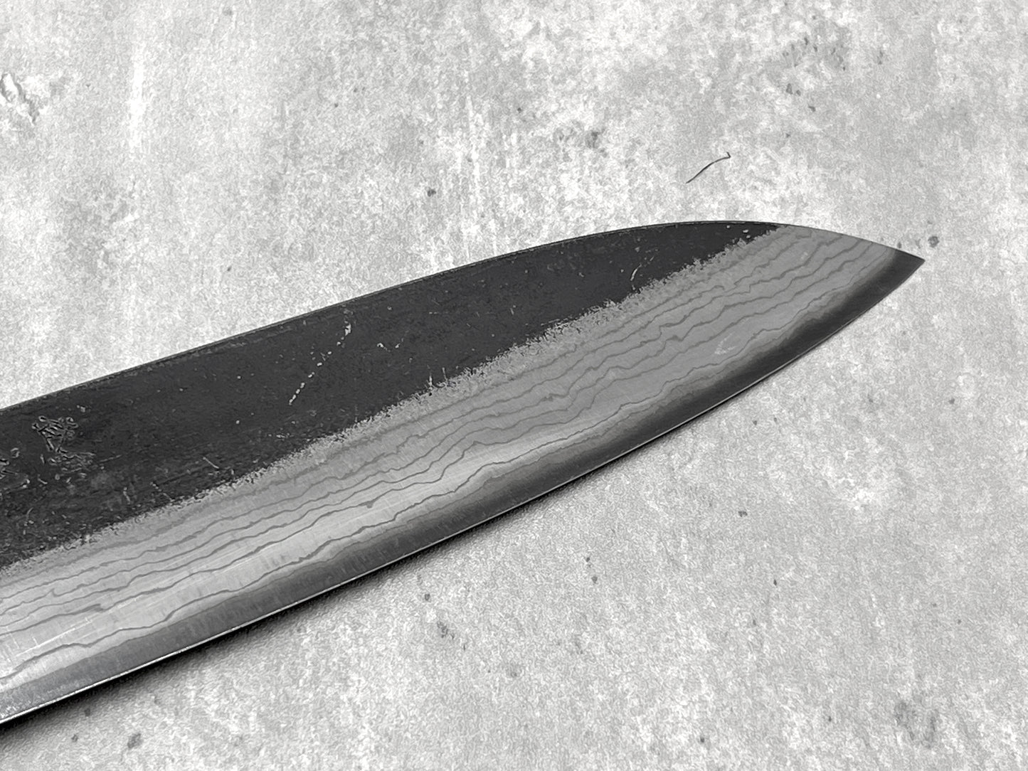 Hatsukokoro Kumokage Aogami #2 Damascus 180mm Santoku