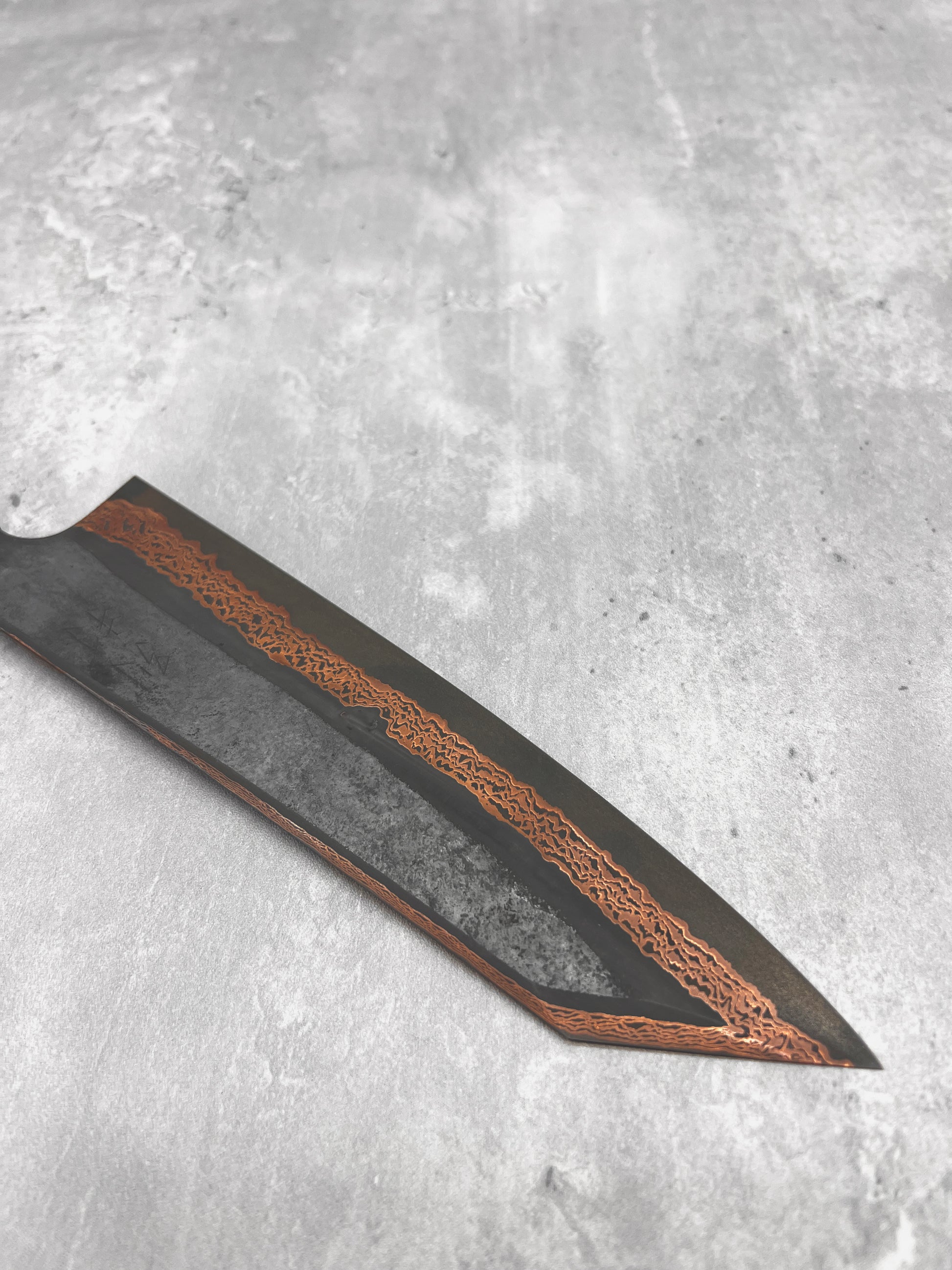 hatsukokoro sld yorokobi Damascus rainbow gyuto 210mm masaru knives Malaysia japanese Japan kitchen chef
