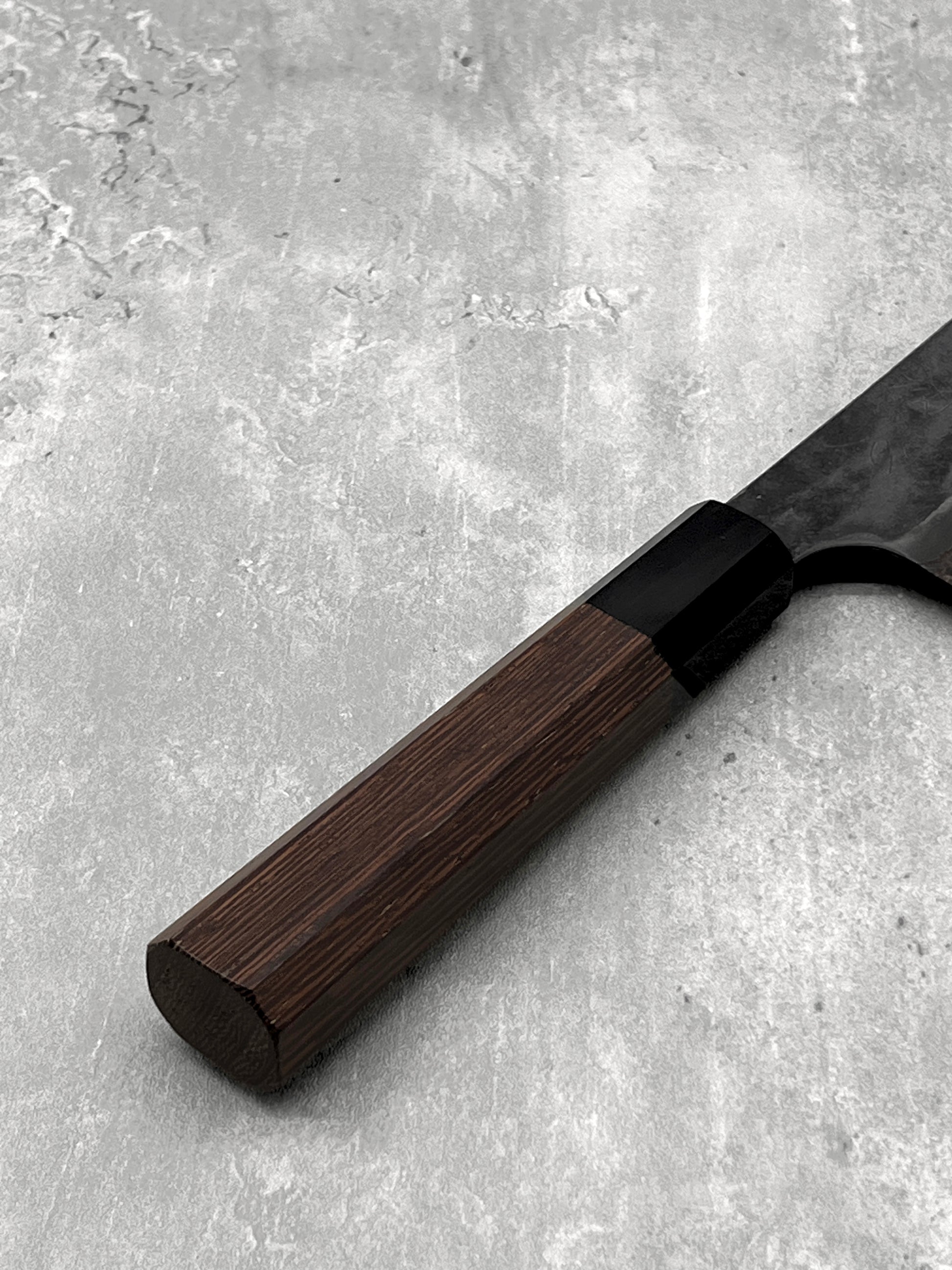 Hatsukokoro santoku 180mm Damascus sld rainbow copper yorokobi japanese masaru knives Malaysia Japan japanese chef