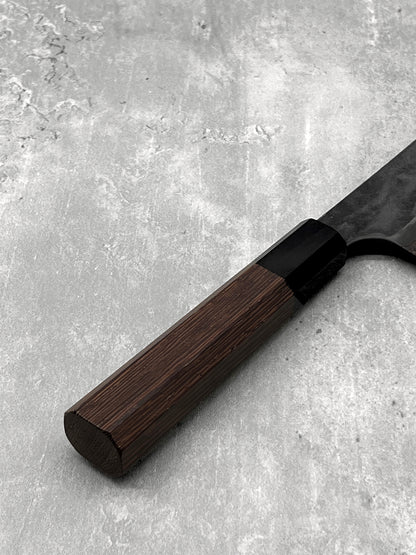 Hatsukokoro santoku 180mm Damascus sld rainbow copper yorokobi japanese masaru knives Malaysia Japan japanese chef