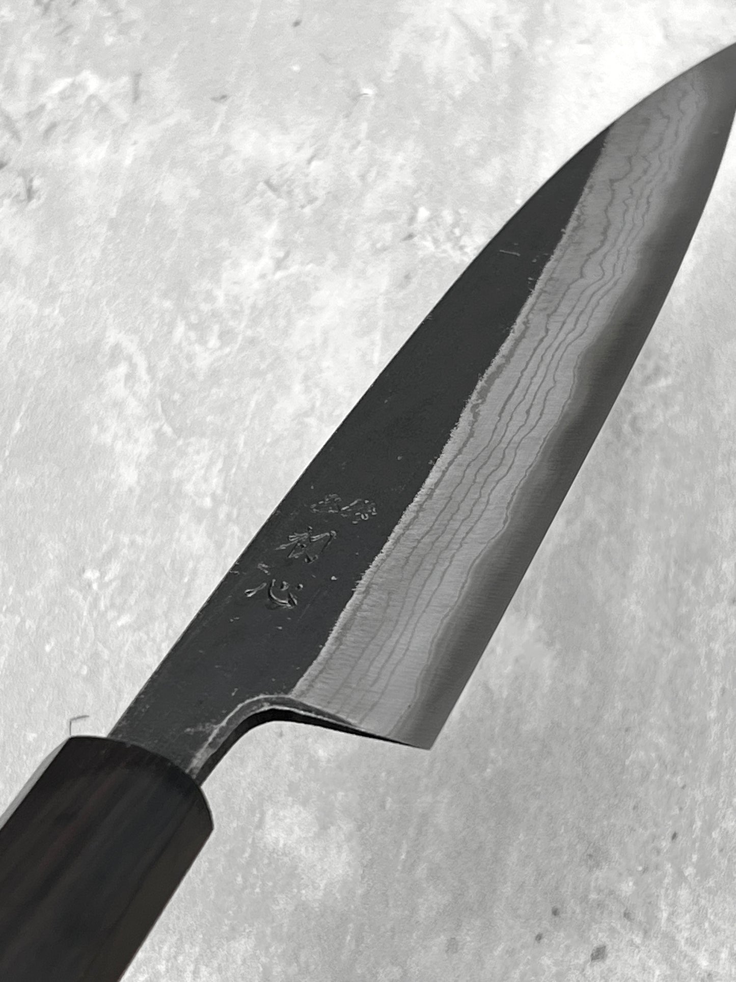 hatsukokoro kumokage damascus aogami 2 petty 150mm ebony masaru knives Malaysia japanese Japan knife chef carbon steel 