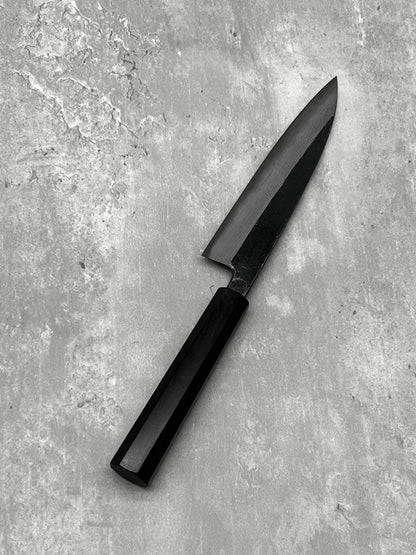 hatsukokoro kumokage damascus aogami 2 petty 150mm ebony masaru knives Malaysia japanese Japan knife chef carbon steel 
