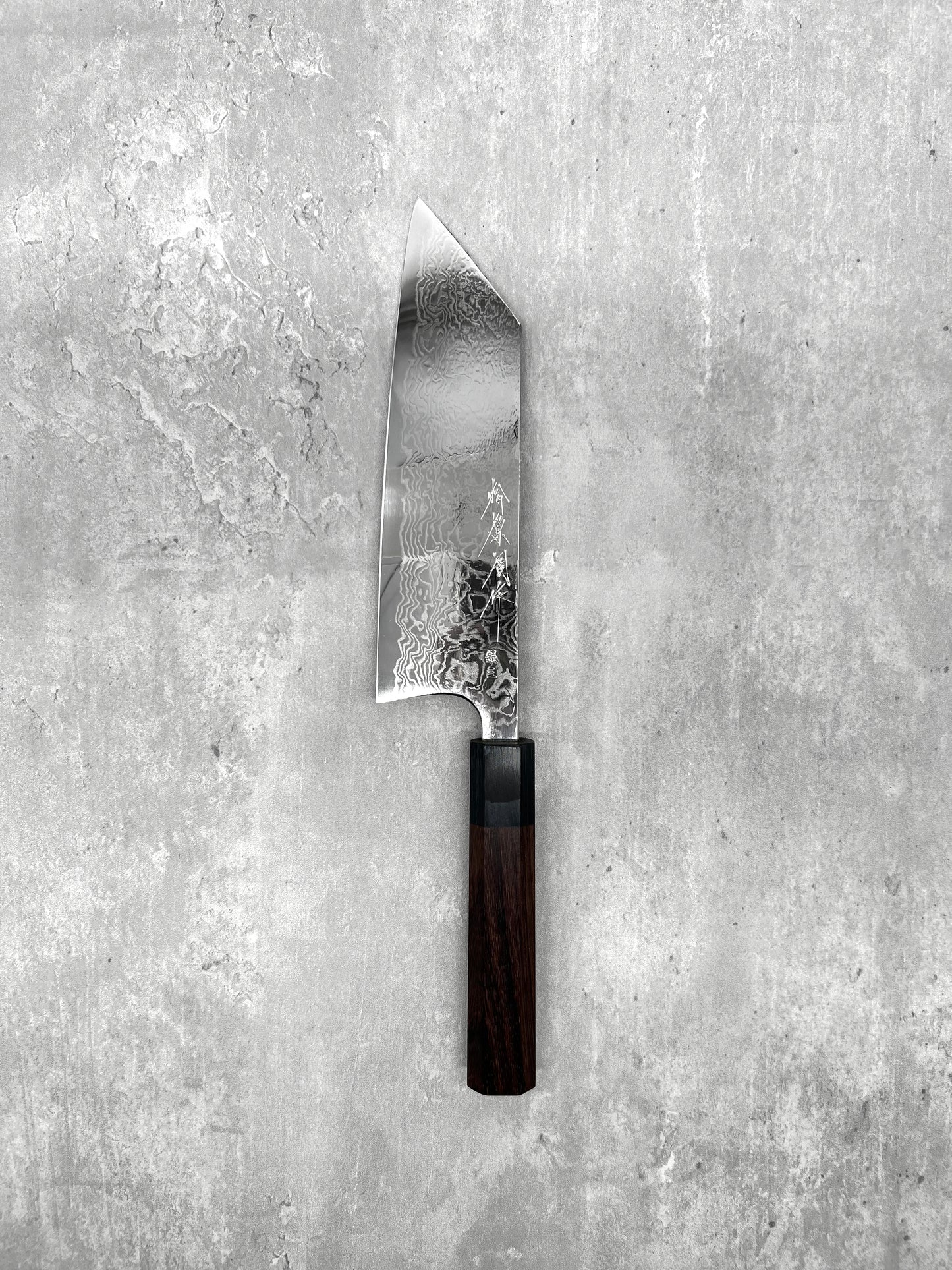 Matsubara Katsuto Tanaka ginsan 3 damascus mirror polished bunka 180mm masaru knives Malaysia chef knife Japan japanese stainless steel