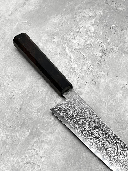 Hatsukokoro Saihyo sg2 210mm gyuto stainless steel ebony Damascus japanese knives Malaysia Japan masaru 