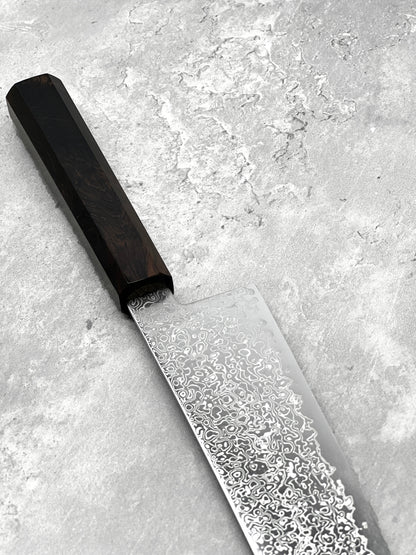 Hatsukokoro Saihyo sg2 210mm gyuto stainless steel ebony Damascus japanese knives Malaysia Japan masaru 