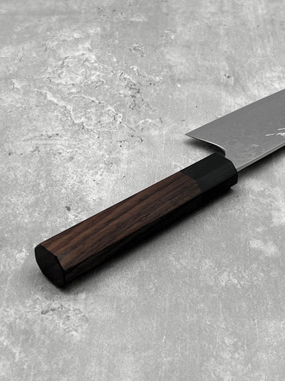 Matsubara Katsuto Tanaka ginsan 3 damascus mirror polished bunka 180mm masaru knives Malaysia chef knife Japan japanese stainless steel