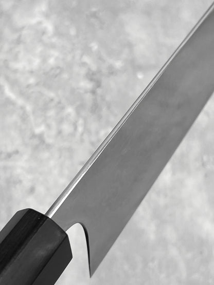 Matsubara Katsuto Tanaka ginsan 3 damascus mirror polished bunka 180mm masaru knives Malaysia chef knife Japan japanese stainless steel