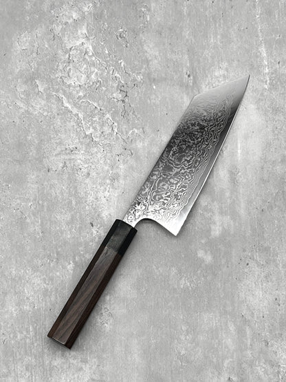 Matsubara Katsuto Tanaka ginsan 3 damascus mirror polished bunka 180mm masaru knives Malaysia chef knife Japan japanese stainless steel