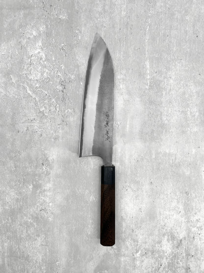 Matsubara Katsuto Tanaka japanese knife masaru knives Malaysia 210mm gyuto aogami 2 carbon steel nashiji rosewood Nagasaki chef 