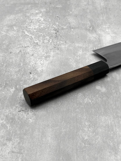 Matsubara Katsuto Tanaka japanese knife masaru knives Malaysia 210mm gyuto aogami 2 carbon steel nashiji rosewood Nagasaki chef 