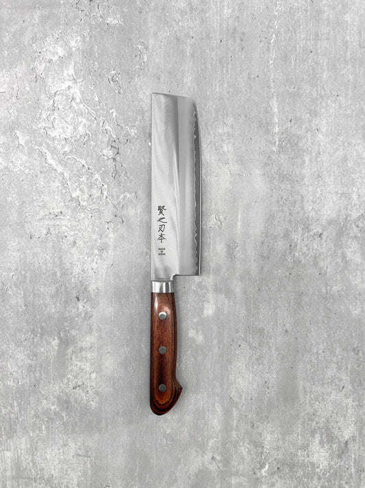 masaru knives Malaysia 180mm nakiri japanese knife Japan chef vg1 vegetables western stainless steel 