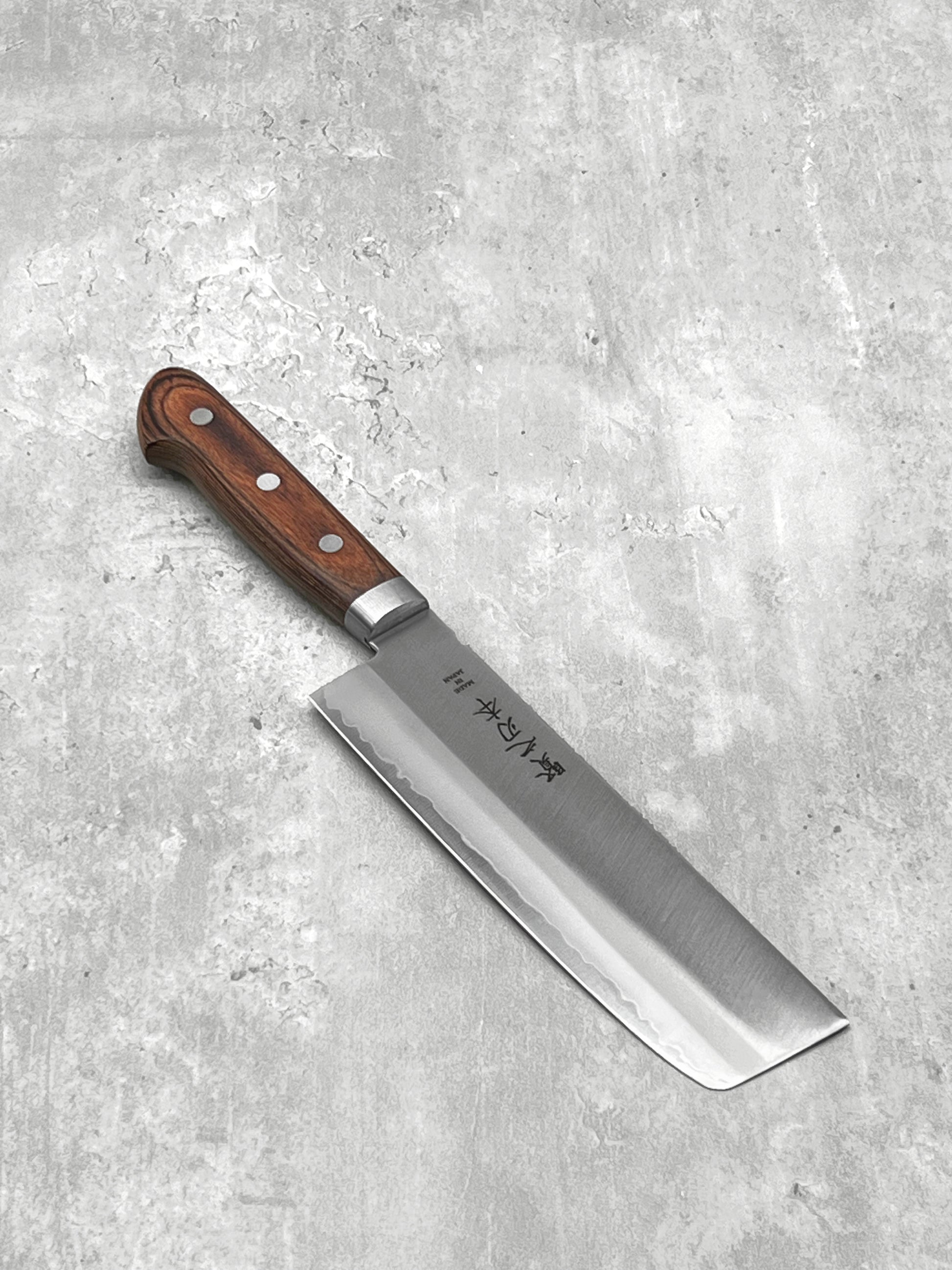 masaru knives Malaysia 180mm nakiri japanese knife Japan chef vg1 vegetables western stainless steel 