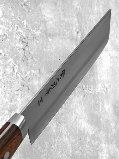 masaru knives Malaysia 180mm nakiri japanese knife Japan chef vg1 vegetables western stainless steel 