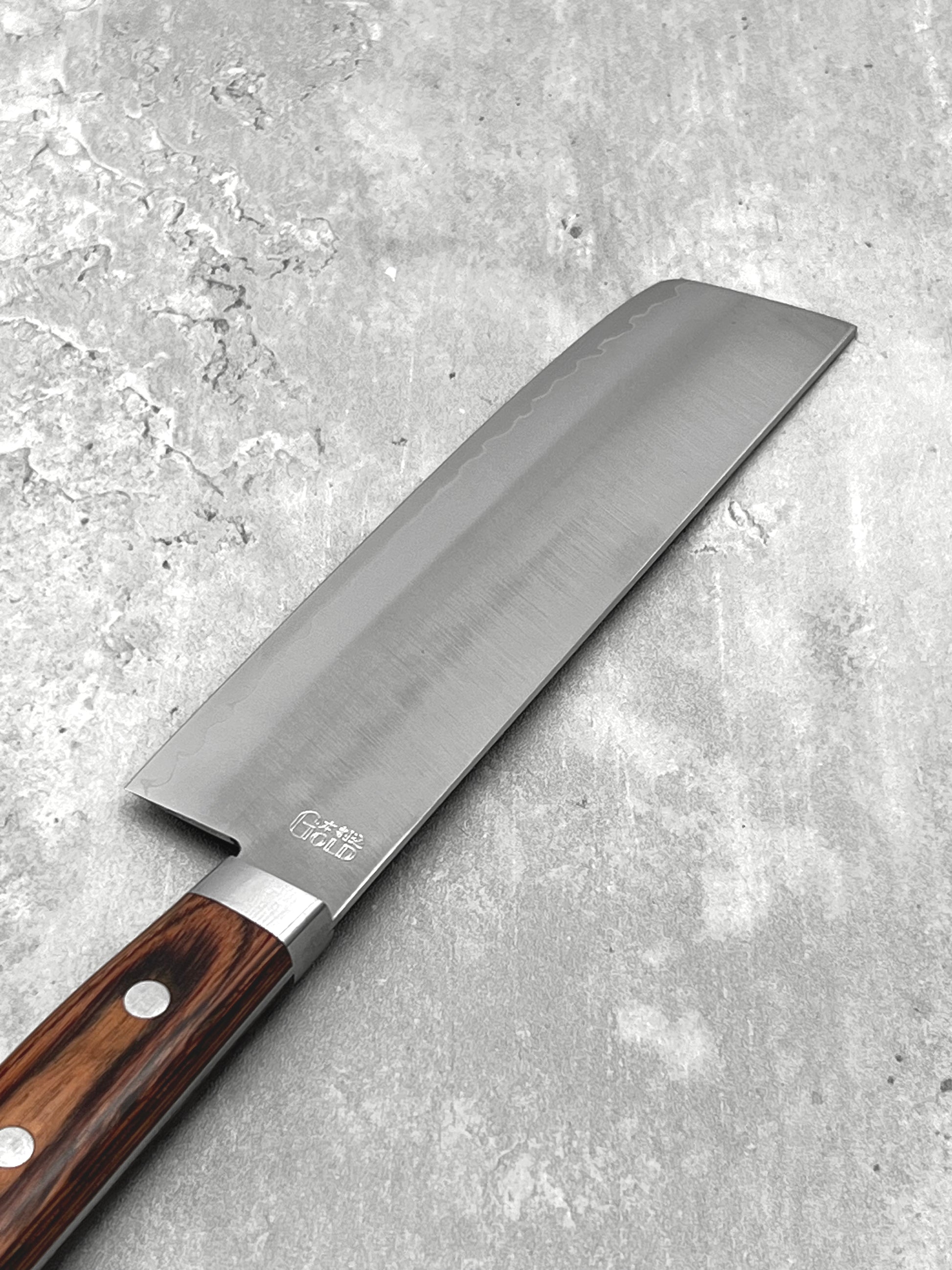masaru knives Malaysia 180mm nakiri japanese knife Japan chef vg1 vegetables western stainless steel 