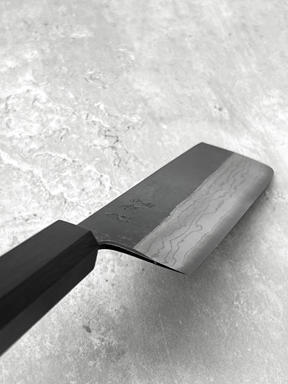 hatsukokoro kumokage nakiri masaru knives Malaysia Japan japanese knife chef vegetables square damascus aogami 2 carbon steel best 
