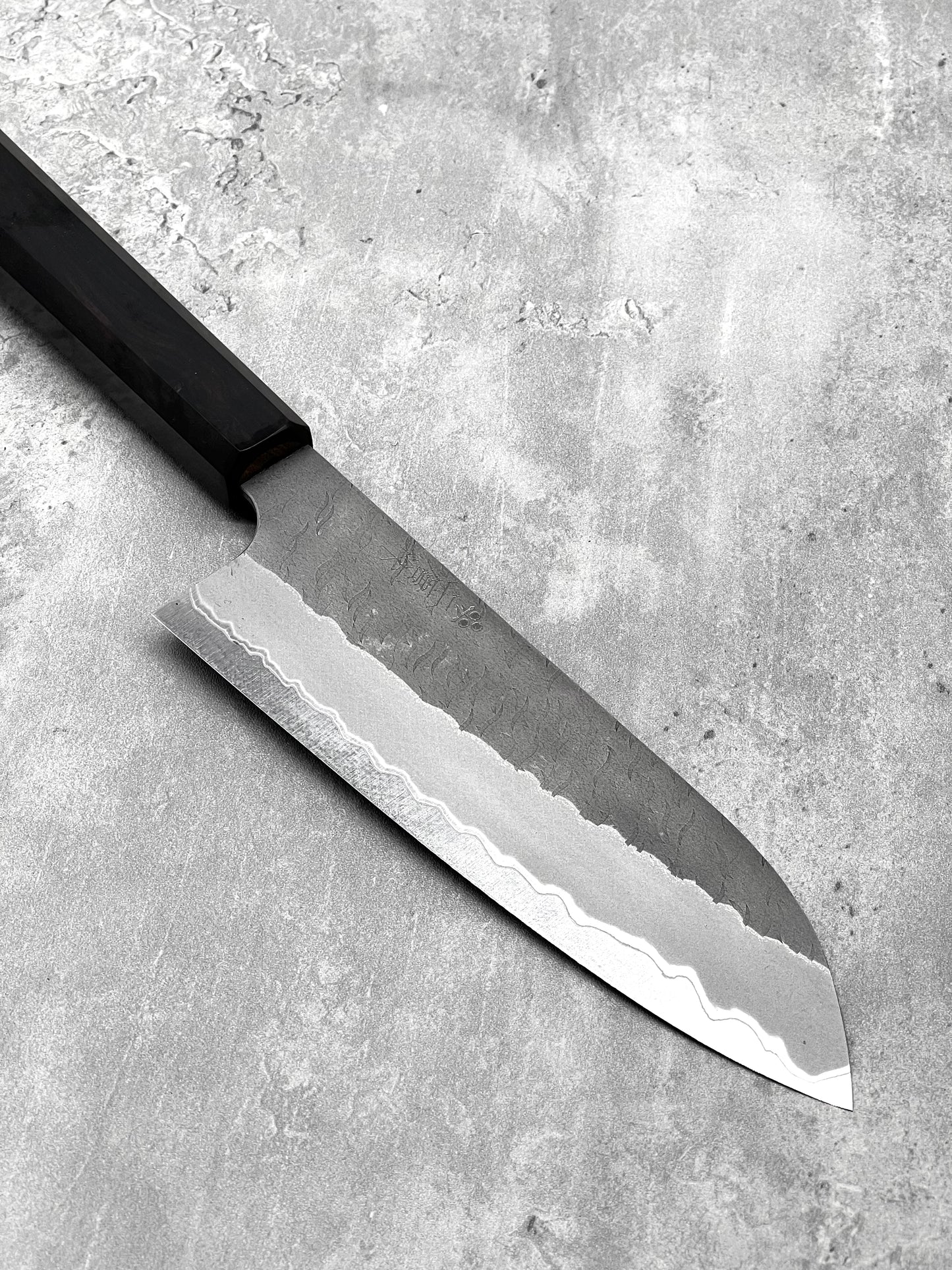 nigara hamono masaru knives Malaysia chef knife Japan aogami super carbon steel samurai 180mm santoku