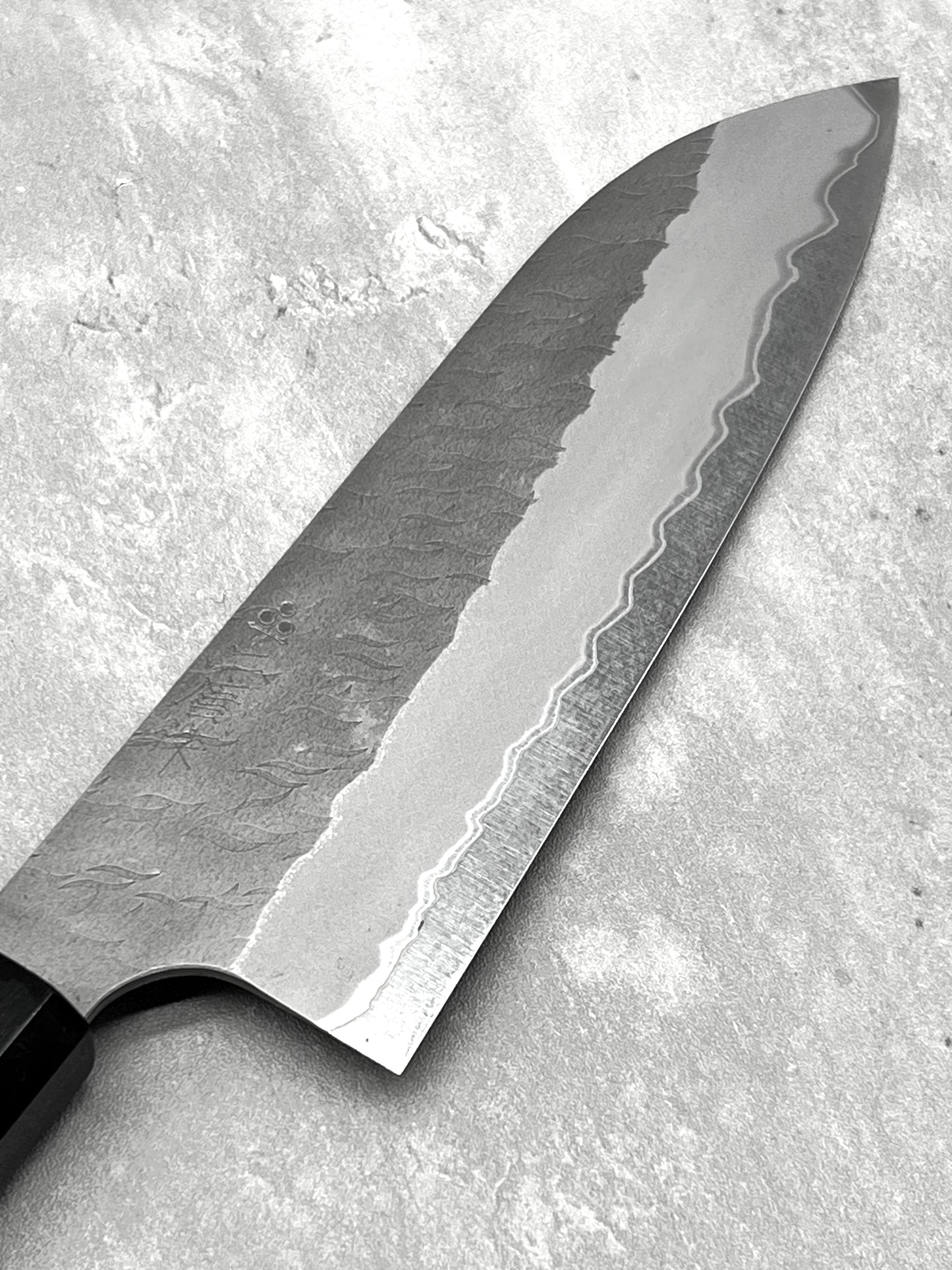 nigara hamono masaru knives Malaysia chef knife Japan aogami super carbon steel samurai 180mm santoku