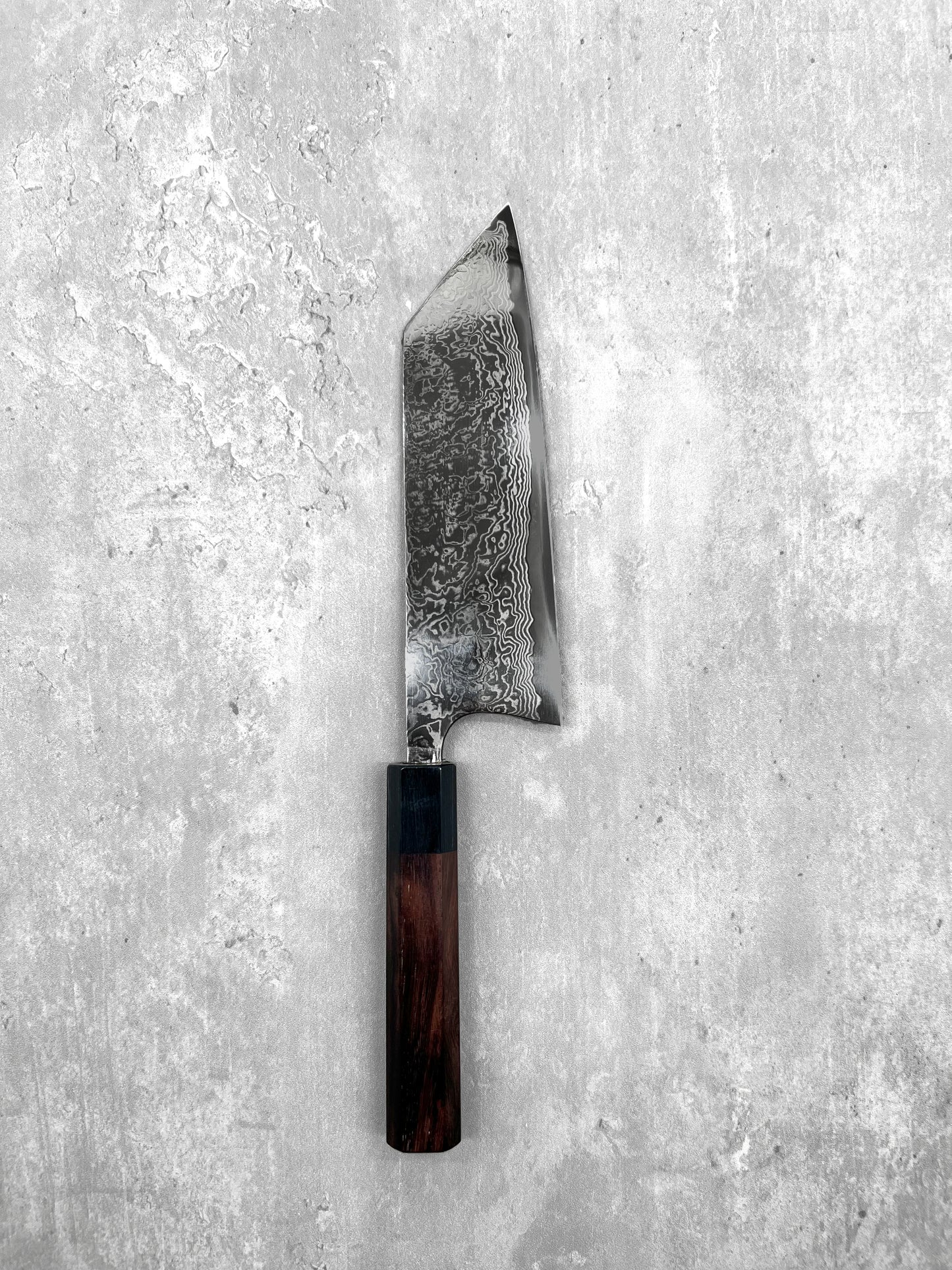 Matsubara Katsuto Tanaka ginsan 3 damascus mirror polished bunka 180mm masaru knives Malaysia chef knife Japan japanese stainless steel