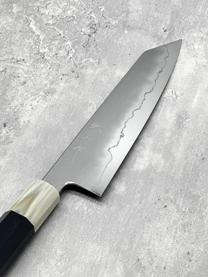 tetsujin myojin toru tamura ebony white horn Ginsan 3 masaru knives Malaysia japanese knives 210m kiritsuke Gyuto 