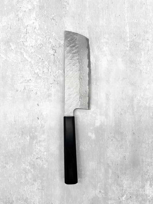 nigara vg 10 Damascus 165mm nakiri ebony masaru knives Malaysia Japan japanese knife chef stainless steel kitchen 