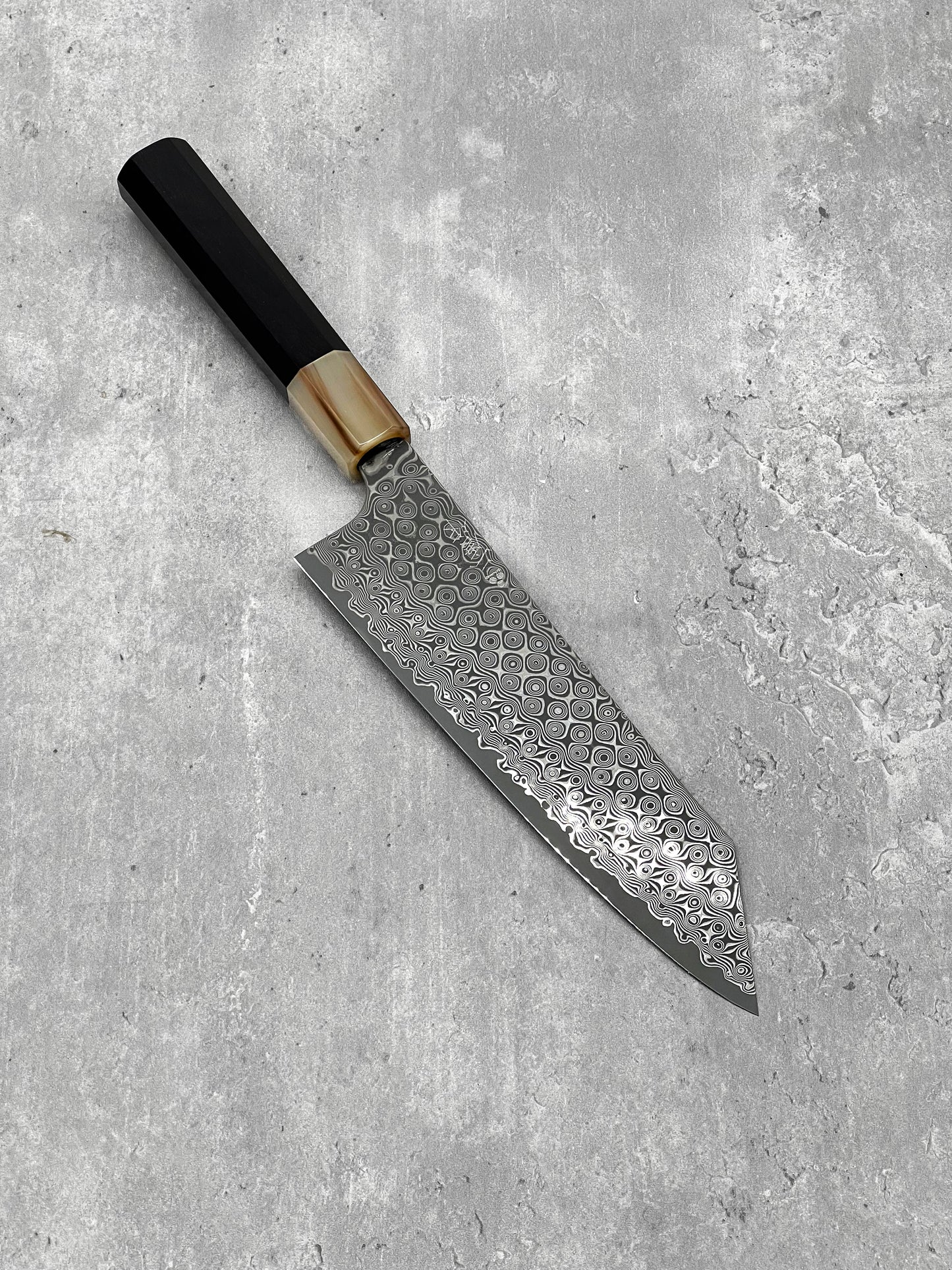nigara kiritsuke gyuto anmon sg2 Damascus buffalo horn masaru knives Malaysia chef knife Japan 210mm sg2 stainless steel