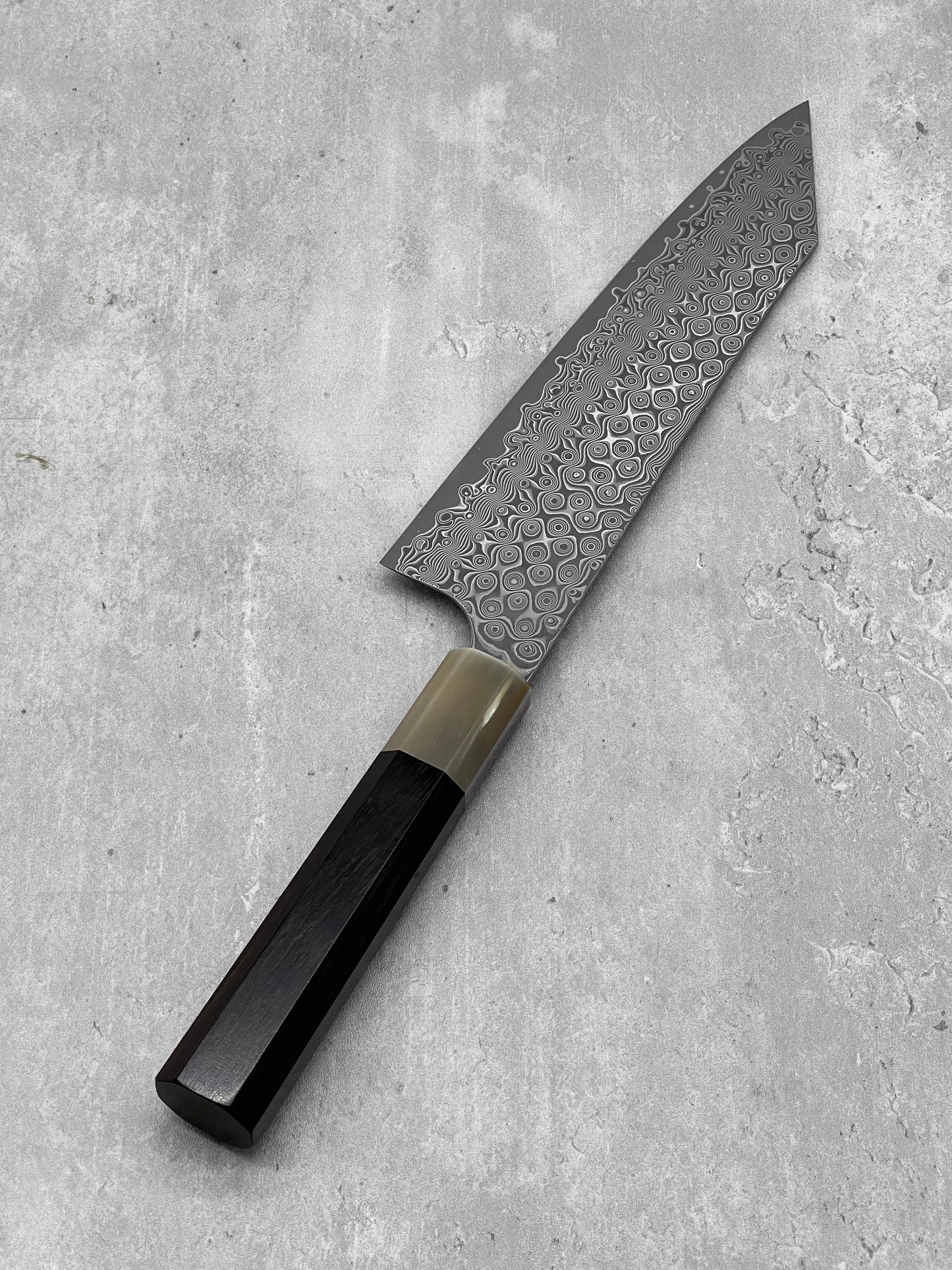 nigara kiritsuke gyuto anmon sg2 Damascus buffalo horn masaru knives Malaysia chef knife Japan 210mm sg2 stainless steel