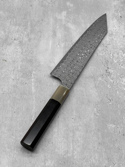 nigara kiritsuke gyuto anmon sg2 Damascus buffalo horn masaru knives Malaysia chef knife Japan 210mm sg2 stainless steel