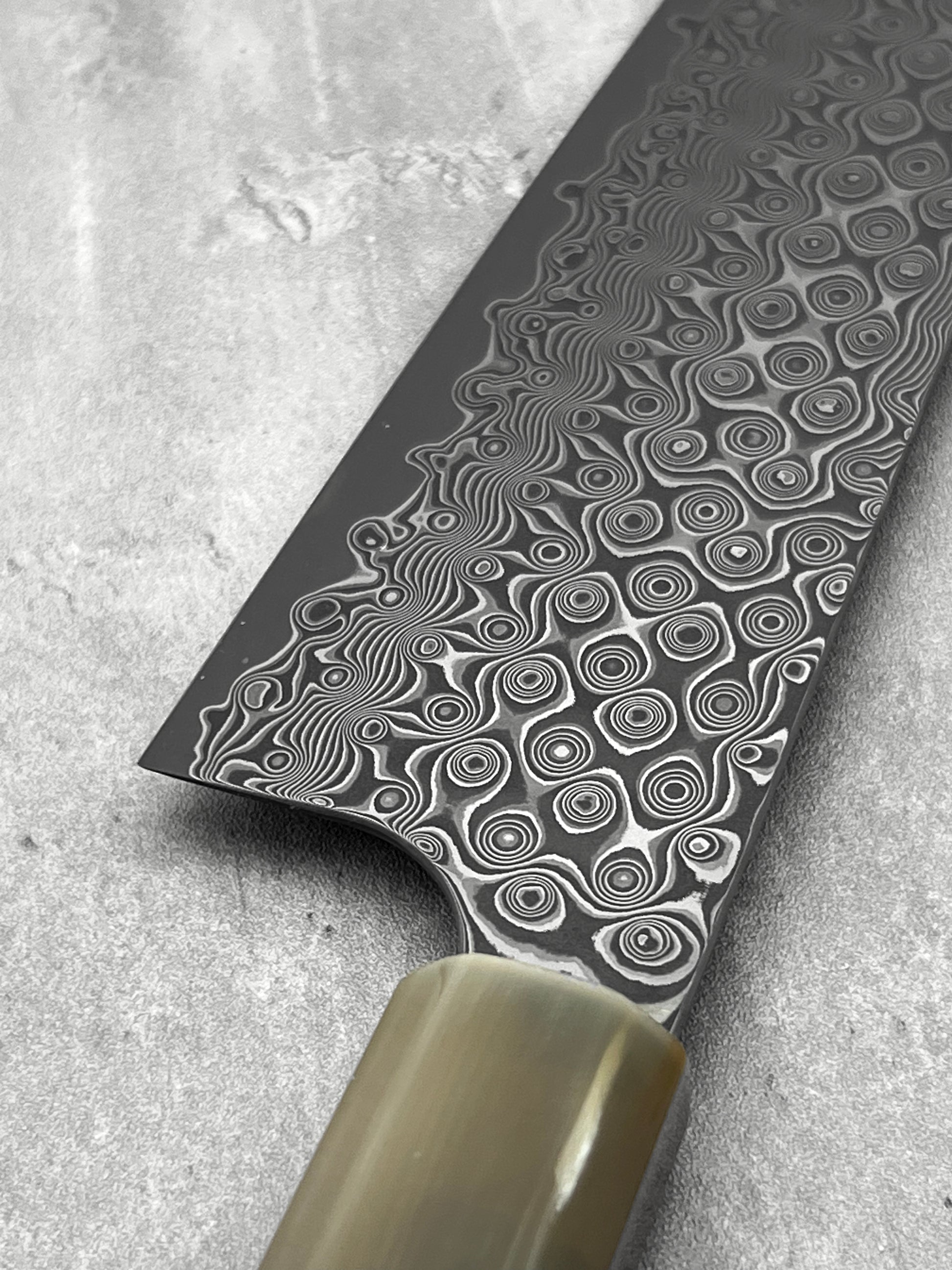 nigara kiritsuke gyuto anmon sg2 Damascus buffalo horn masaru knives Malaysia chef knife Japan 210mm sg2 stainless steel