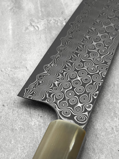 nigara kiritsuke gyuto anmon sg2 Damascus buffalo horn masaru knives Malaysia chef knife Japan 210mm sg2 stainless steel