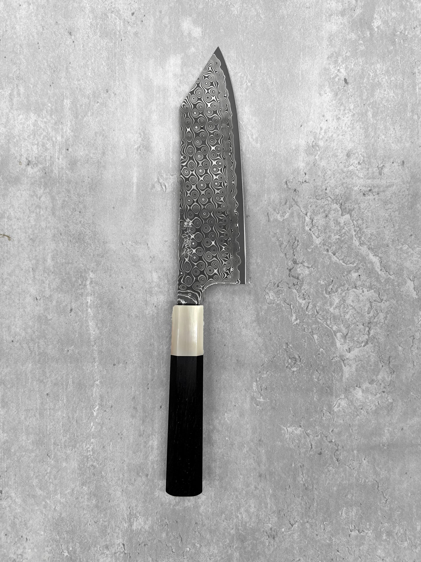 nigara anmon aomori Japan masaru knives Malaysia damascus sg2 white horn 180mm bunka stainless steel chef