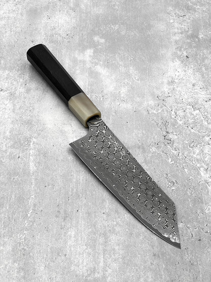 nigara anmon aomori Japan masaru knives Malaysia damascus sg2 white horn 180mm bunka stainless steel chef